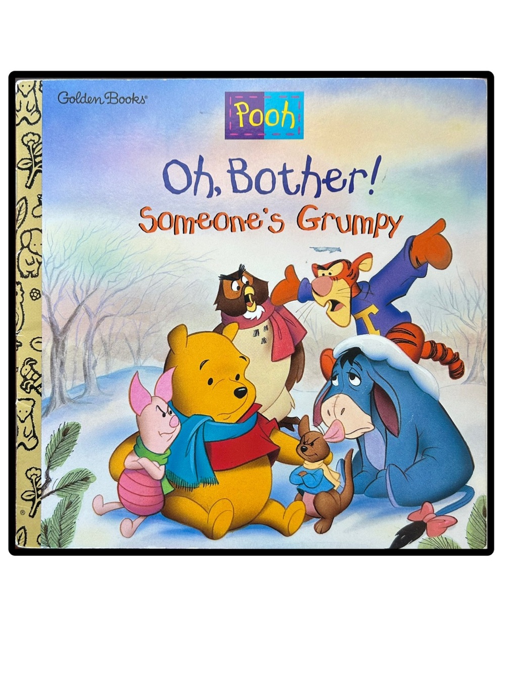 BUNDLE & SAVE 🎉Pooh Oh, Bother! Someone's Grumpy softcover Golden Book